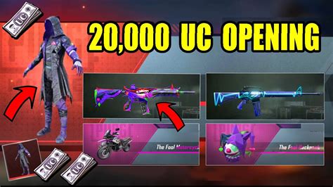 PUBG MOBILE 20 000 UC CRATE OPENING NEXT 50 000 UC Software Hindi