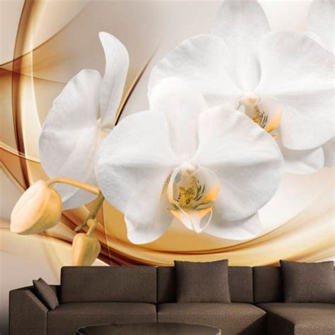 Papier Peint Intiss Panoramique Fleurs Orchid Blossom X Cm