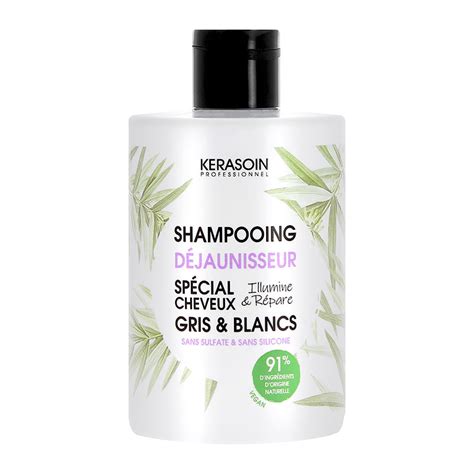 Acheter Shampooing D Jaunisseur Cheveux Gris Blancs Gamme Nature Pour