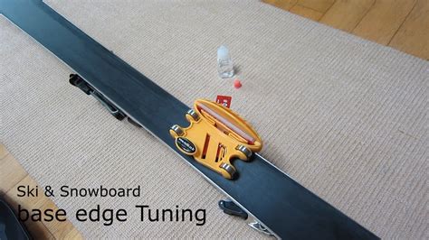 Ski Snowboard Base Edge Tuning Youtube