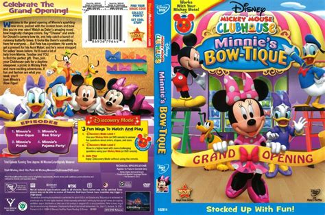 Mickey Mouse Clubhouse: Minnie's Bow-Tique (2010) R1 DVD Cover ...