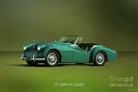 1953 Triumph TR3 Roadster Photograph By Dave Koontz Fine Art America