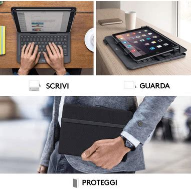 Logitech Universal Folio Cover IPad O Tablet Con Tastiera Bluetooth