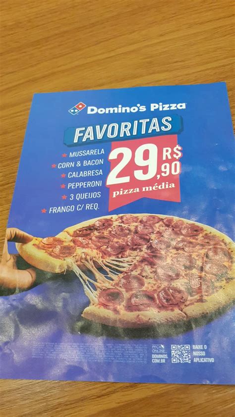 Menu At Domino S Pizza Ven Ncio Aires Restaurant Porto Alegre