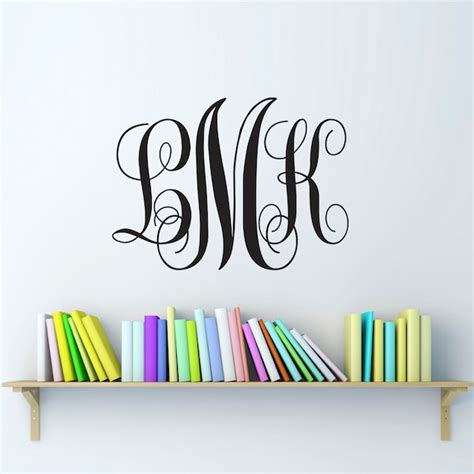 Wall Initials Etsy