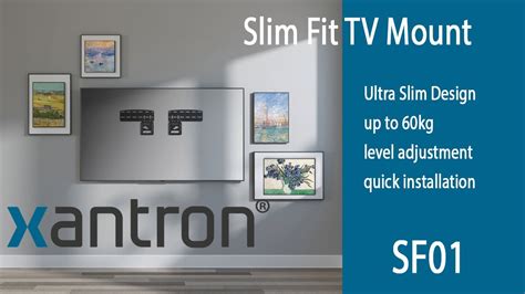 Slim Fit Wandhalterung für Samsung TV's - YouTube