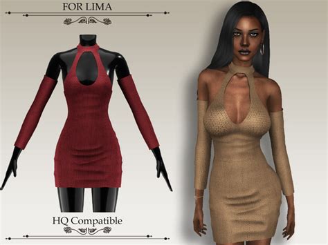 The Sims Resource ForLima Hera Dress 44