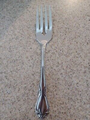 Chateau Stainless By Oneida Silver Deluxe Flatware Glossy Salad Fork