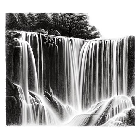 Waterfall Graphic · Creative Fabrica