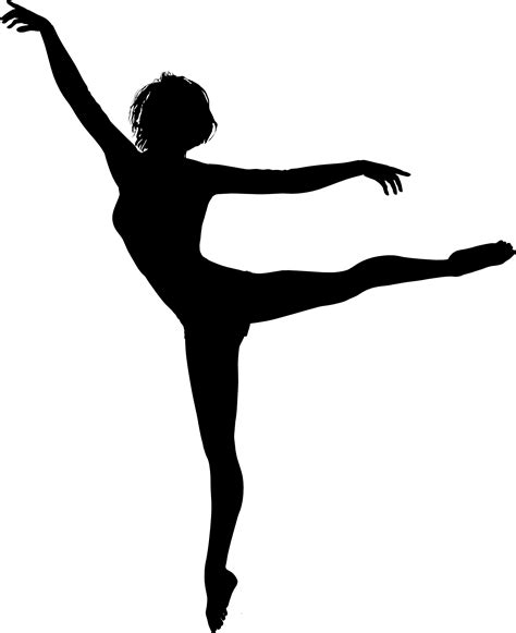 Dancing Girl Silhouette At Getdrawings Free Download