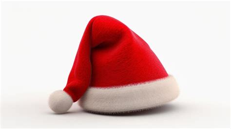 Premium Photo Santas Hat Isolated On White Background