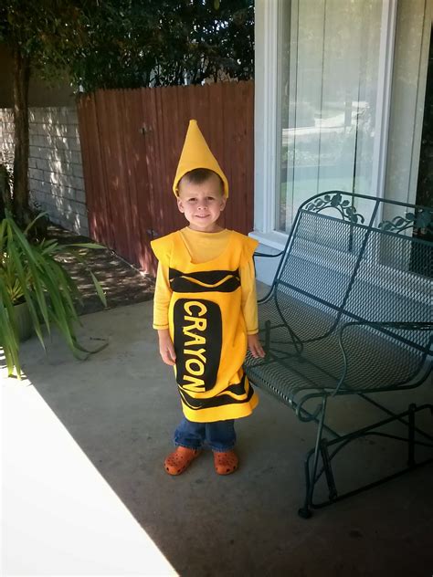 Mommy Lessons 101 Diy Crayon Costume For Less Than 5