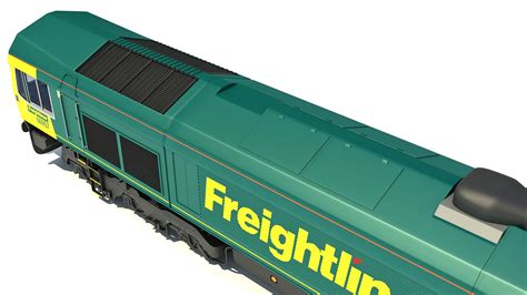 British Rail Class 66 Modelo 3d 199 C4d Lwo Ma Obj Xsi Max 3ds Free3d