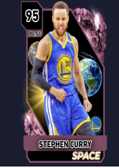 Nba K Kdb Custom Card Space Steph Curry