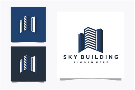 Building Logo With Modern Design Graphic By Bayu PJ Creative Fabrica