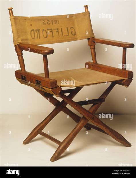 Wooden Leather Directors Chair