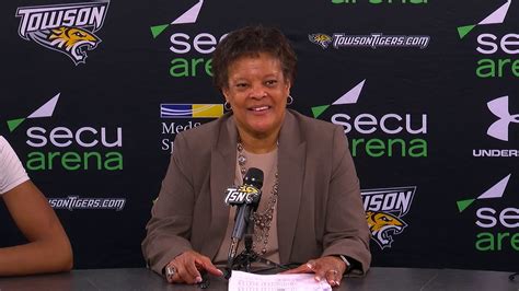 Full Press Conference Following Towson Womens Basketballs Win Over