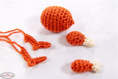 Tiny Crochet Roasted Turkey Amigurumi Free Pattern Nicki S Homemade