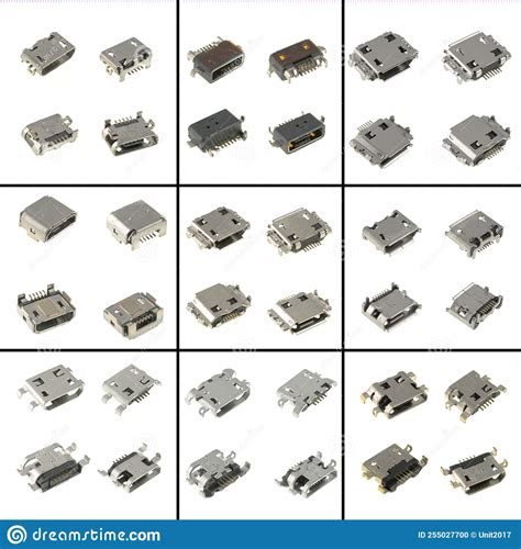 Connector Micro Usb Socket Collage Of Micro Usb Connectors Spare Part