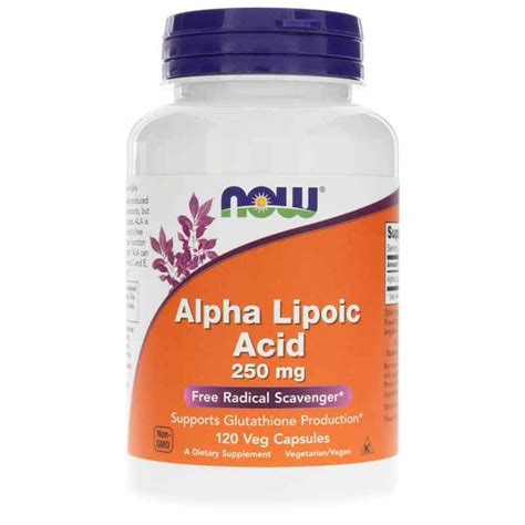 Alpha Lipoic Acid Mg Now Foods