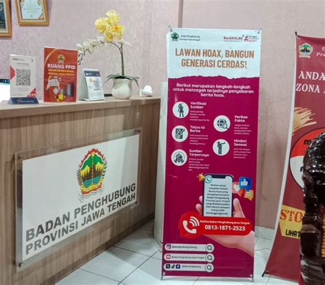 Sosialisasi Tentang Anti Hoax Di Badan Penghubung Provinsi Jawa Tengah