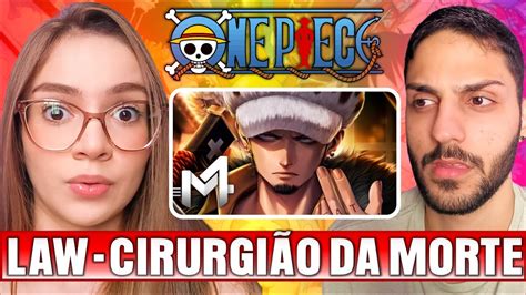 Professora de Geografia ReageLaw One Piece Cirurgião Da Morte