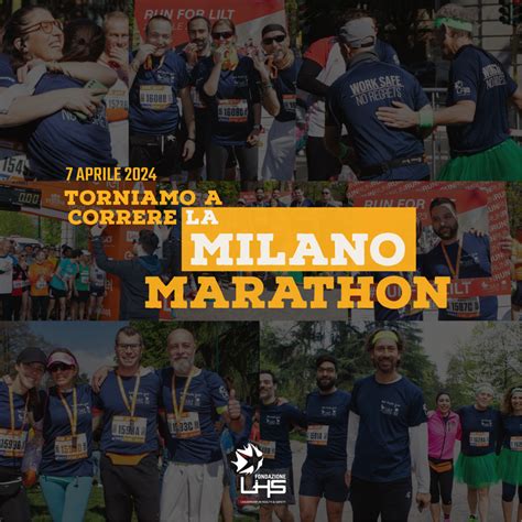 Fondazione LHS Corre La Milano Marathon 2024 Al Fianco Di LILT