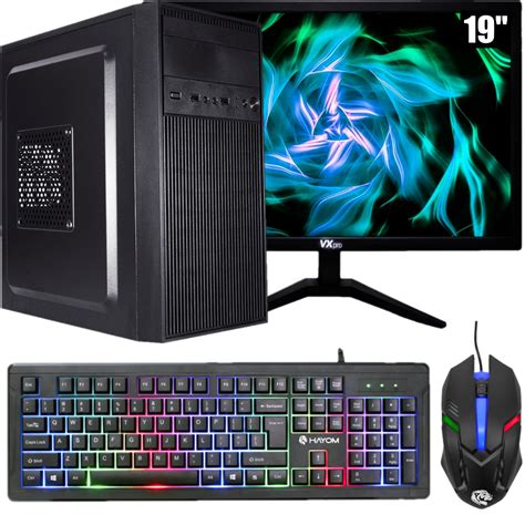 Pc Gamer Cpu Computador Barato Leds Rgb Intel Core I7 38ghz 16gb De Ram Fonte 600w Faz A Boa