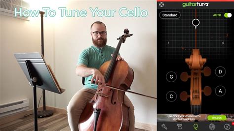 How To Tune Your Cello With An Electronic Tuner Youtube