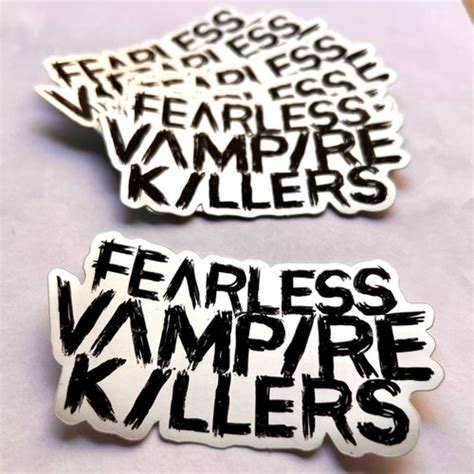 Fearless Vampire Killers Vinyl Sticker | FVK