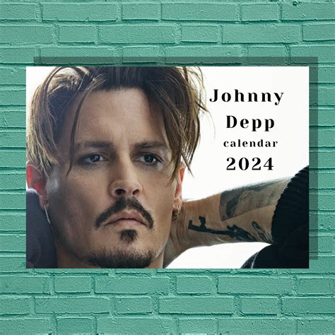 Johnny Depp 2024 Calendar Factory Online Gbu