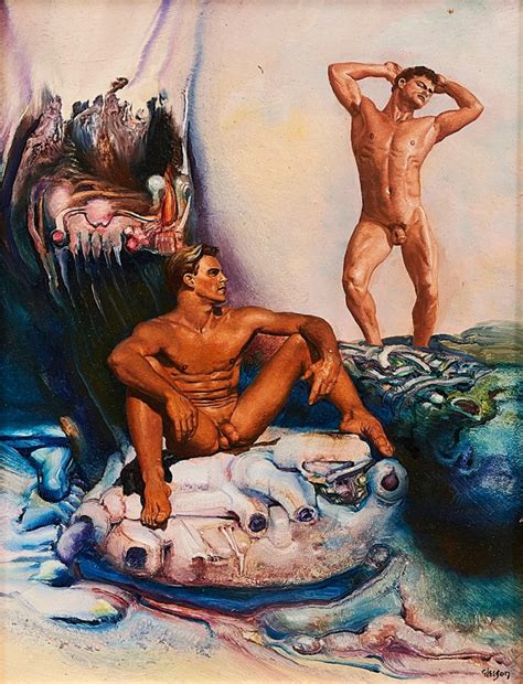Two Male Nude James Gleeson Gayartists On Tumblr
