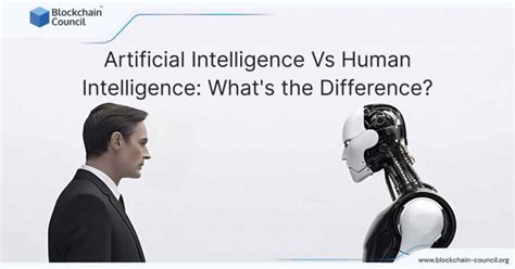 Artificial Intelligence Vs Human Intelligence Whats The Difference