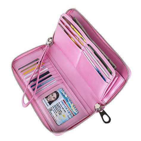 Wristband Women Long Clutch Wallet Large Capacity Wallets Female Purse