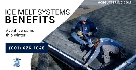 Benefits of Installing Ice Melt Systems | Ace Gutter Inc