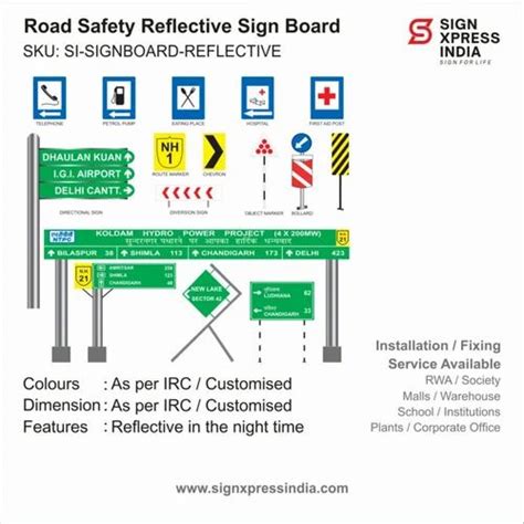 Retro Reflective Sign Boards In India