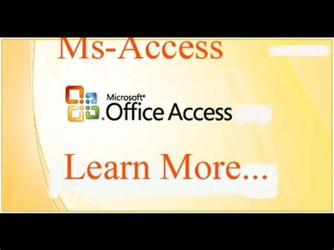 How To Create A Database In Ms Access Create Table Form And Query