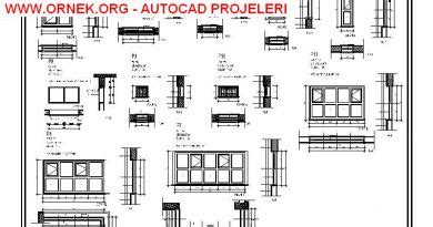 E Itli Pvc Pencere Detaylar Dwg Projesi Autocad Projeler