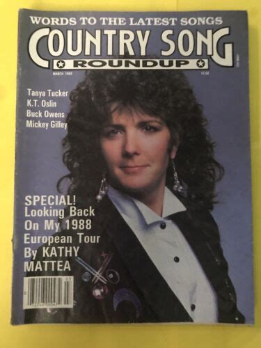 Kathy Mattea Covers Country Song Roundup Magazine March Tanya