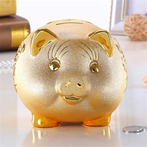 Chinesisches Keramiksparschwein Feng Shui Piggy Bank Feng Shui Piggy