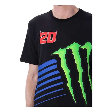 Tee Shirt Fabio Quartararo Monster Energy Dual Noir 2023 Sportswear