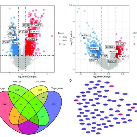 Ppi Of Degs Between Metabolic Subtypes A The Volcano Map Of