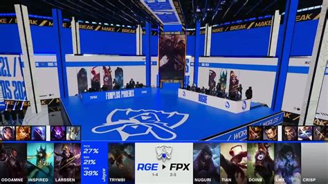 Rogue Vs FPX EN Worlds 2021 Group Stage Group A Day 4 1080p CDA