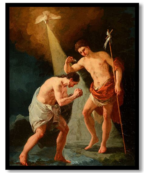 Baptism Of Christ By Francisco Goya Wall Art Hanging Wall