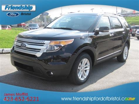 2013 Tuxedo Black Metallic Ford Explorer Xlt 4wd 69622218 Photo 2