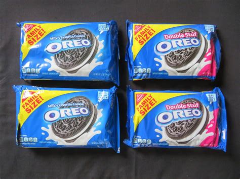 4 Nabisco Reg And Double Stuf Oreo Chocolate Sandwich Cookies 20 And 191