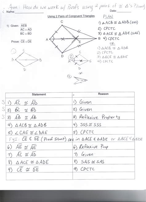 Geometry Proofs Examples And Answers