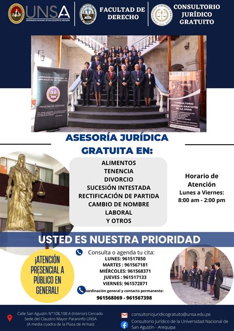 Consultorio Jurídico Gratuito UNSA