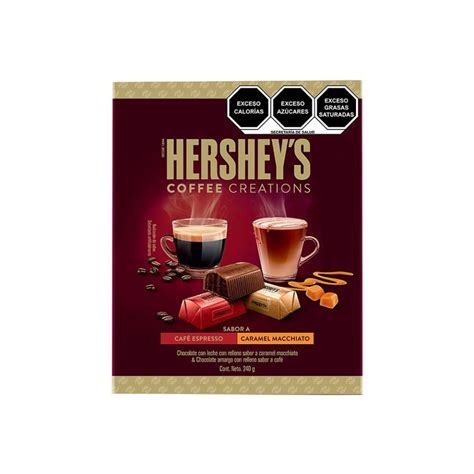 Chocolate Hersheys Coffee Creations sabor caramel macchiato café