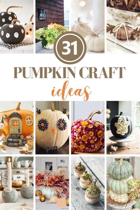 31 Pumpkin Craft Ideas For Adults Happy Happy Nester